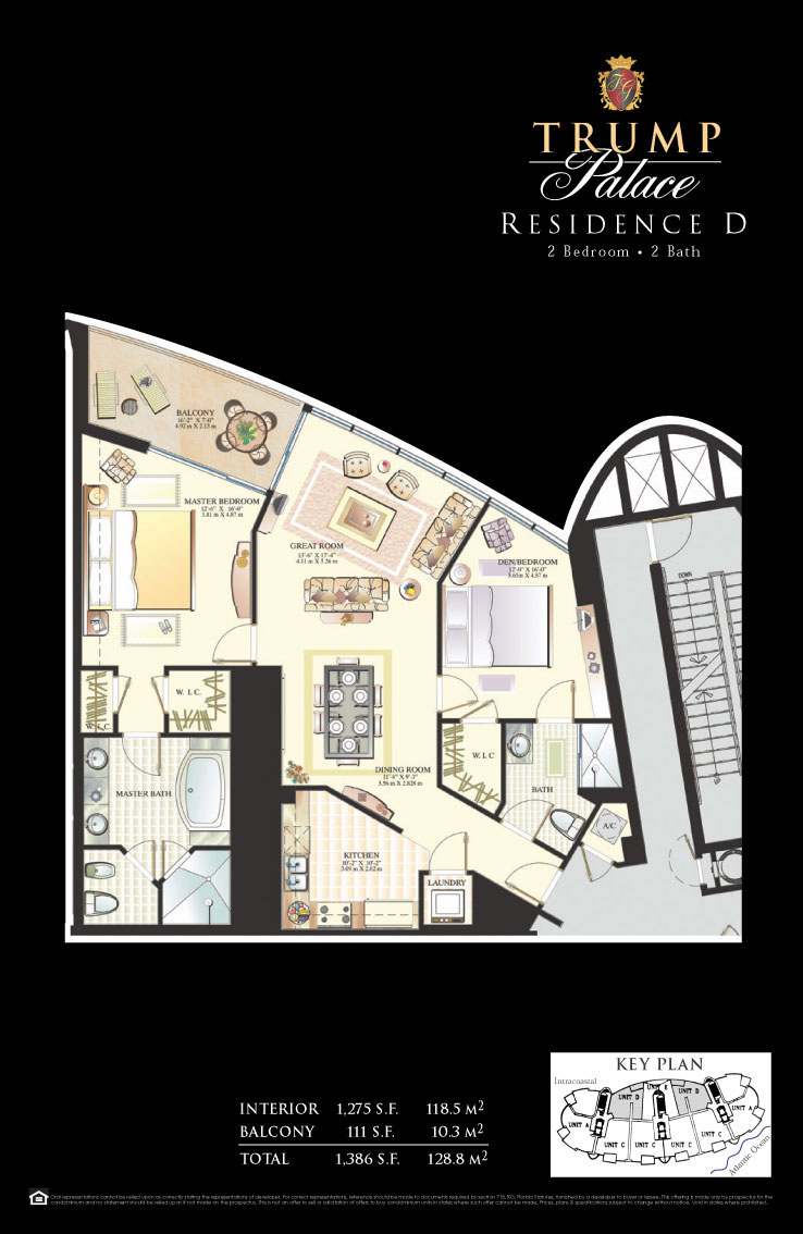 Floor Plans Trump Palace Condos