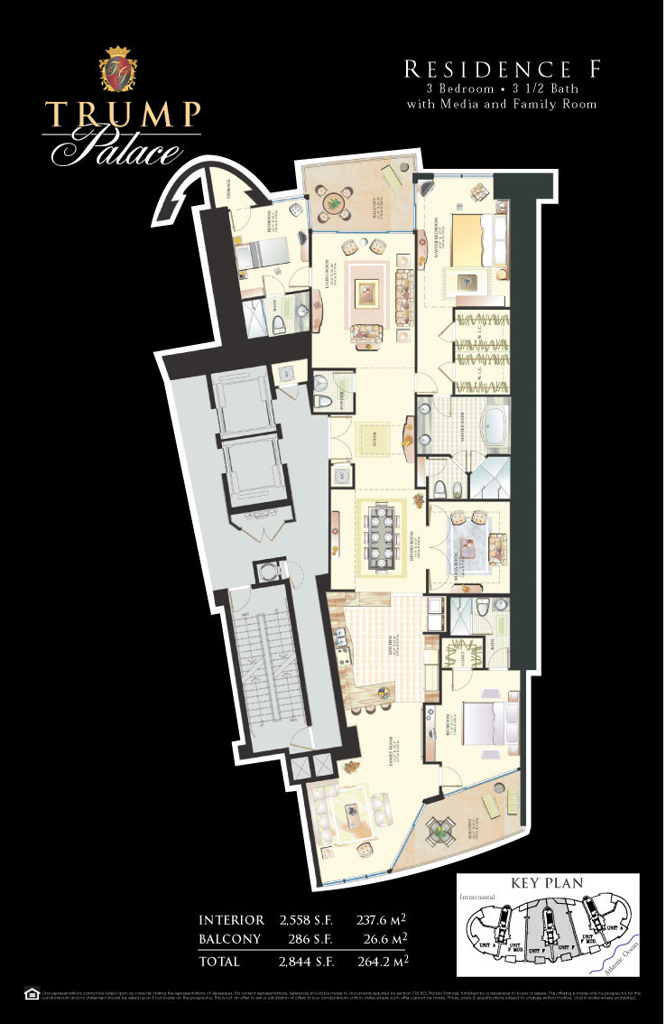 Floor Plans Trump Palace Condos