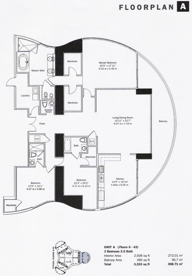 Floor Plans Trump Tower 1