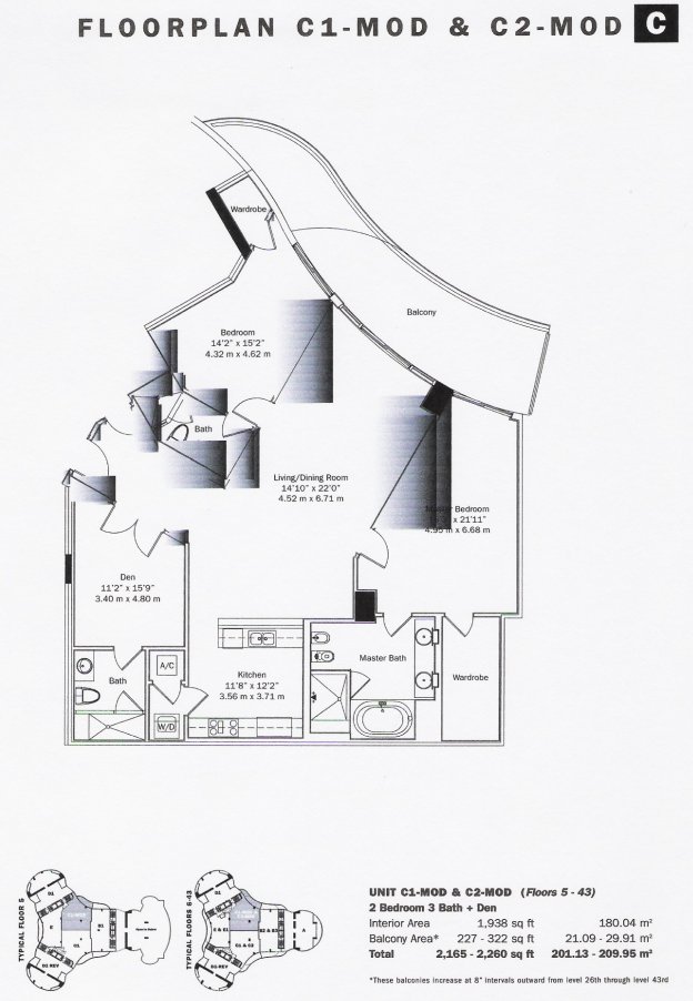 Floor Plans Trump Tower 1