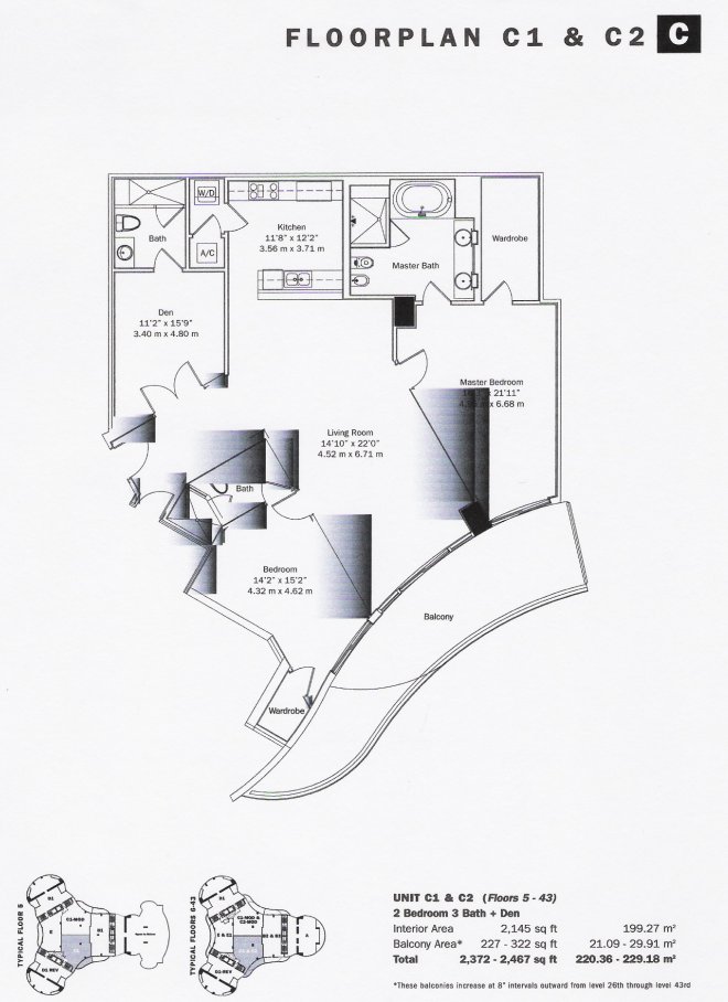 Floor Plans Trump Tower 1